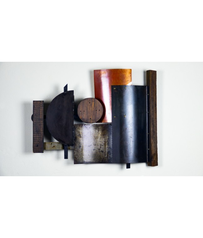Wall sculpture "Construction"