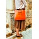 Bolso bandolera en cuero "Galia"