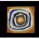 Silk scarf model "Concentric Circles"
