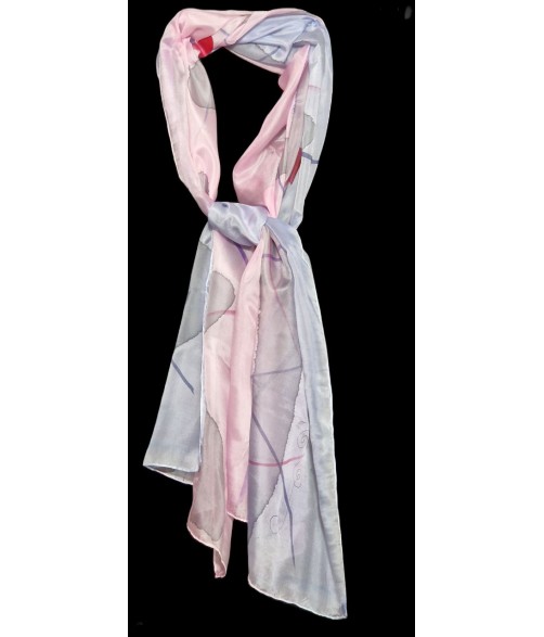 Foulard de seda Modelo Bicolor